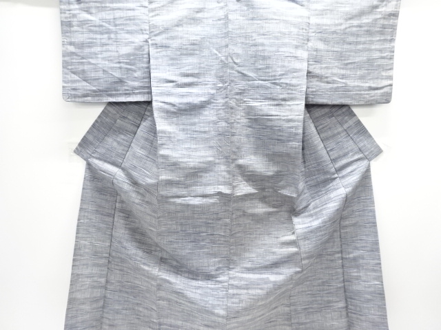 JAPANESE KIMONO / ANTIQUE HITOE KIMONO / SILK / TSUMUGI / WOVEN MIST
